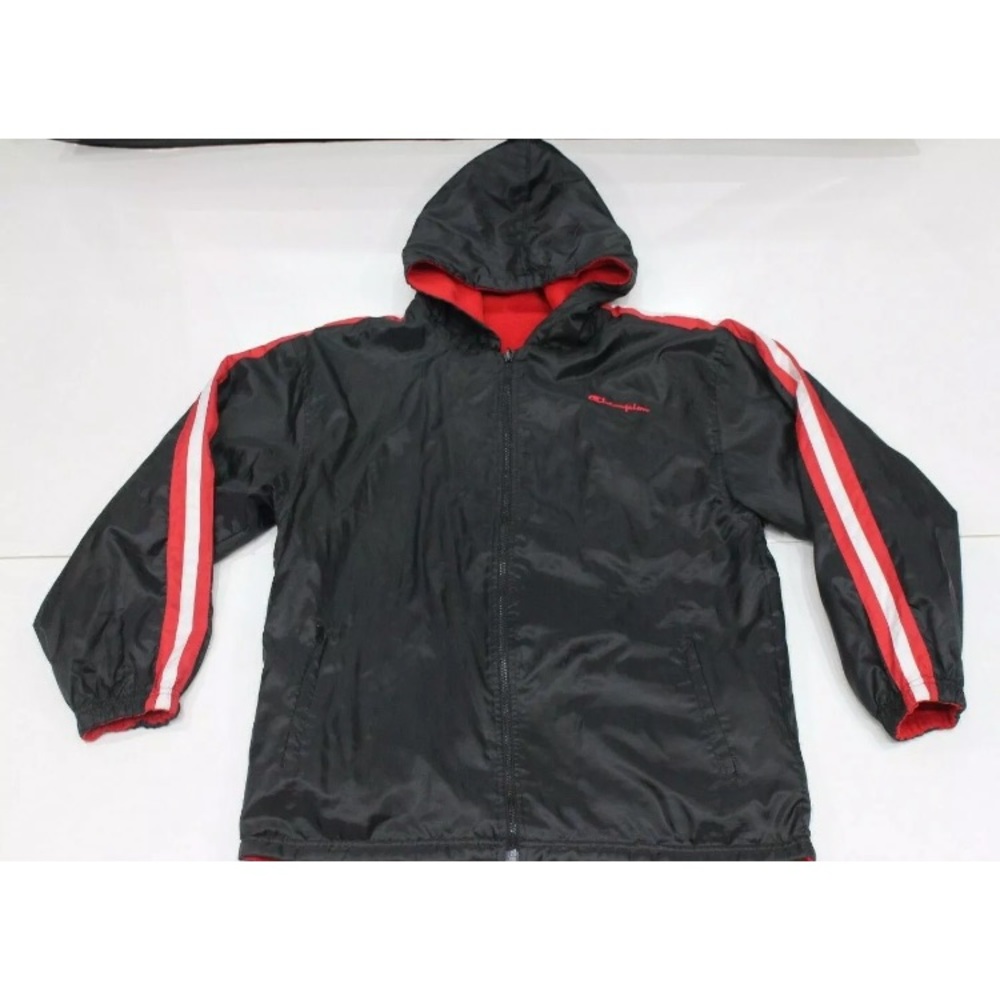 Boys XL‎ Champion Reversible repellent Jacket hood